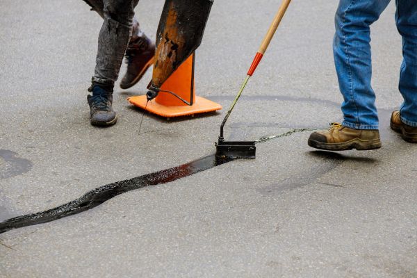 Parking Lot Crack Sealing in Parker